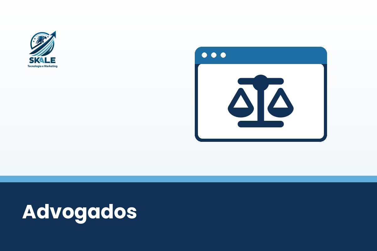 Ilustração da Skale: site para advogado