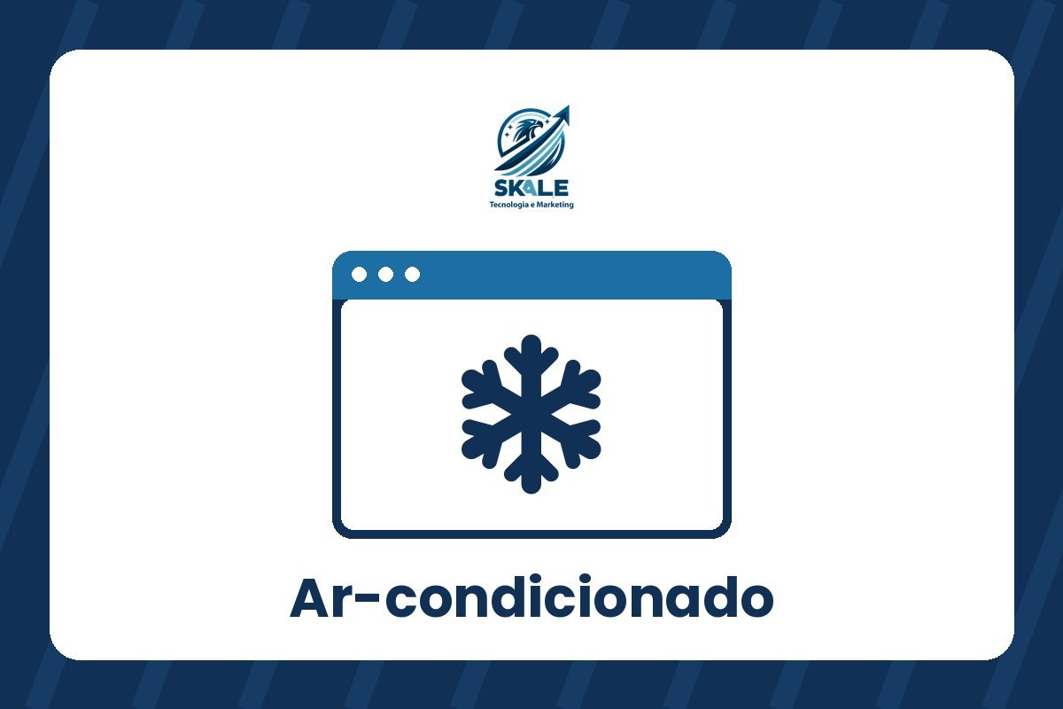 Ilustração da Skale: site para empresa de ar-condicionado