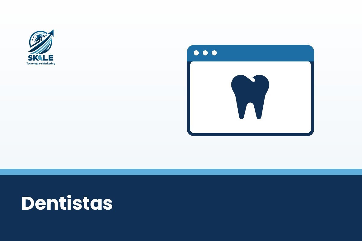 Ilustração da Skale: site para dentista