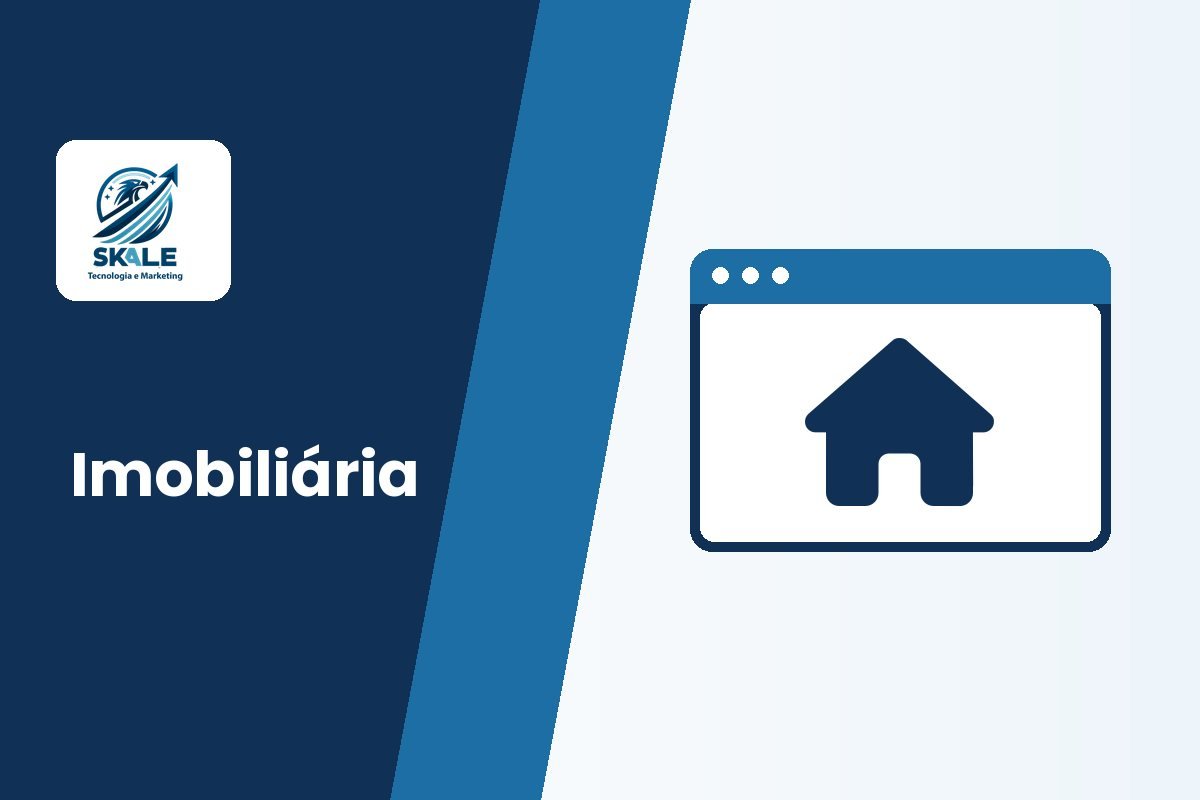 Ilustração da Skale: site para imobiliária
