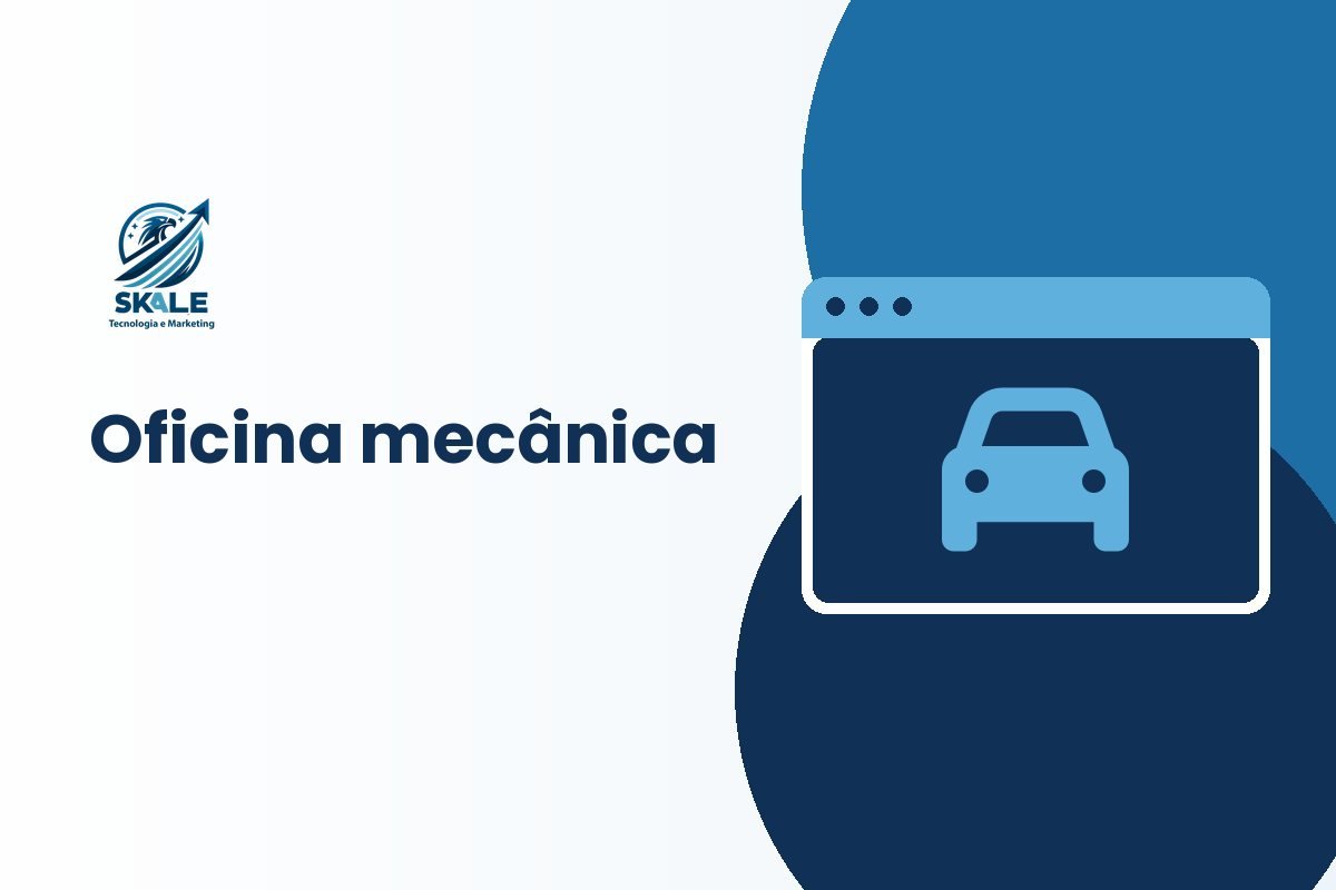 Ilustração da Skale: site para oficina mecânica
